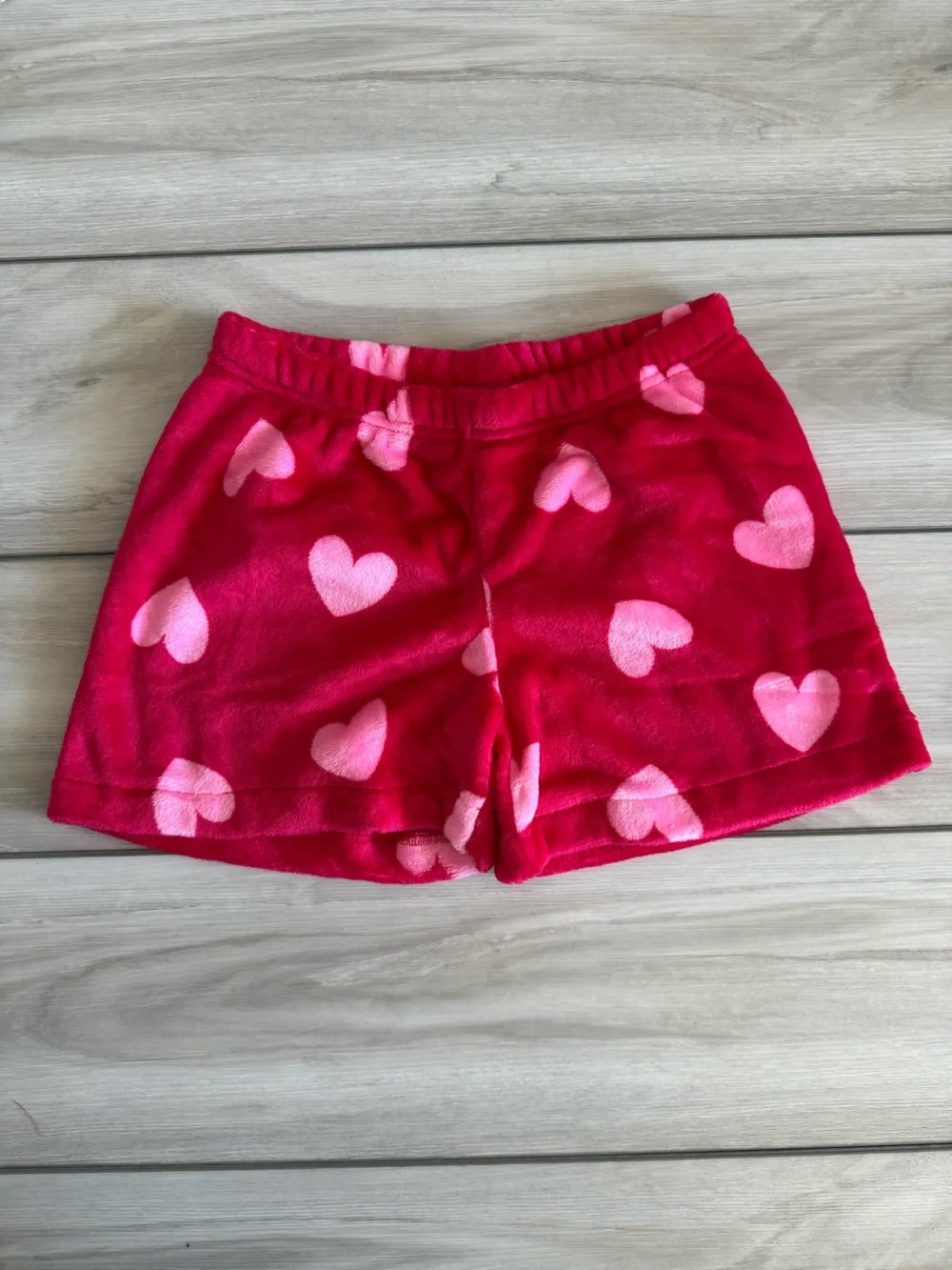 The Children’s Place Cozy Fleece Heart Pajamas Red Large NWT IN PACKAGE